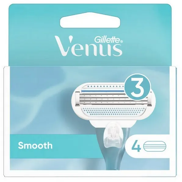 Gillette - Venus Smooth Vaihtoterät - 4 Pakkaus