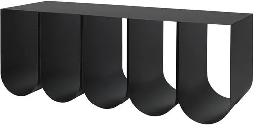 Kristina Dam Studio Curved Penkki Musta