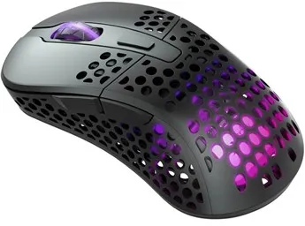 Xtrfy M4 Langaton RGB-pelihiiri - Musta - Pelihiiri - Optinen - 6 painiketta - Musta RGB-valolla