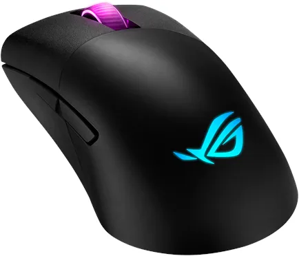 ASUS ROG KERIS Wireless - Pelihiiri - Optinen - 5 painiketta - Musta, jossa RGB-valo