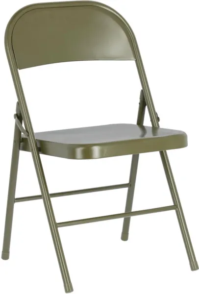 Aidana, Taitettava tuoli, vihreä, metalli