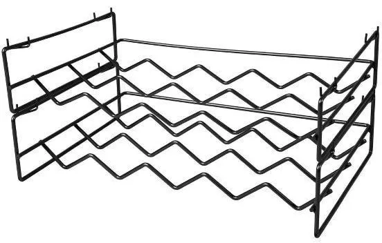 Bastian Viiniteline Bacchus 2 kappaletta Musta lakattu Metalli